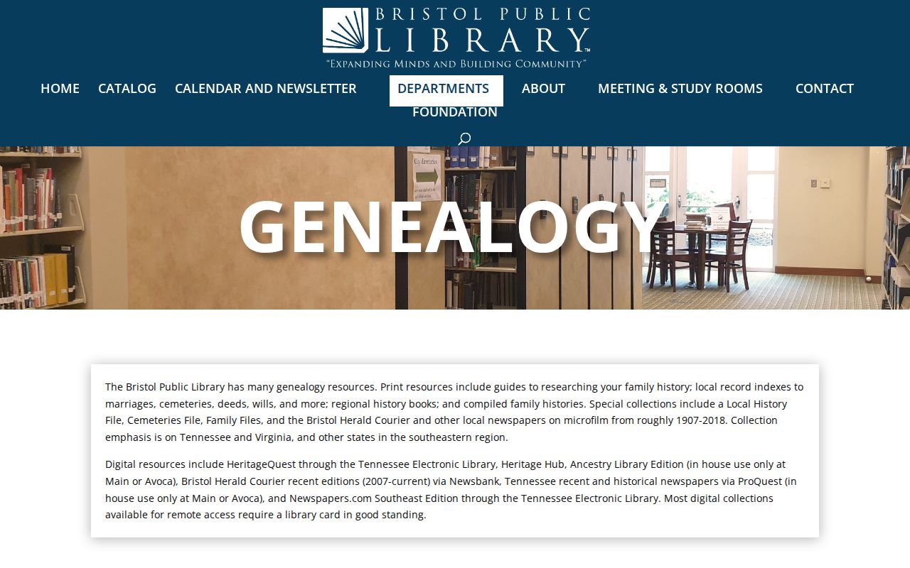 Bristol city directory companion research at Bristol Public Library genealogy collection