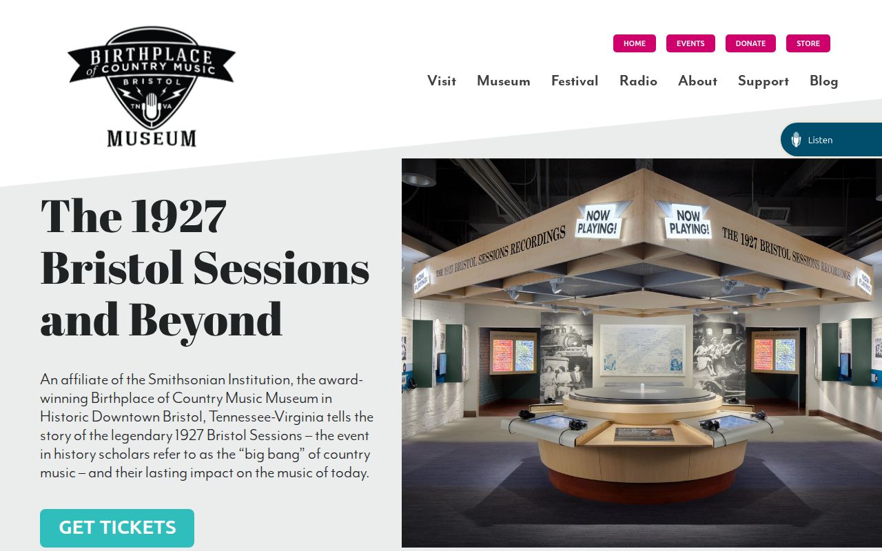 Bristol previous residents archival research context at the Birthplace of Country Music Museum