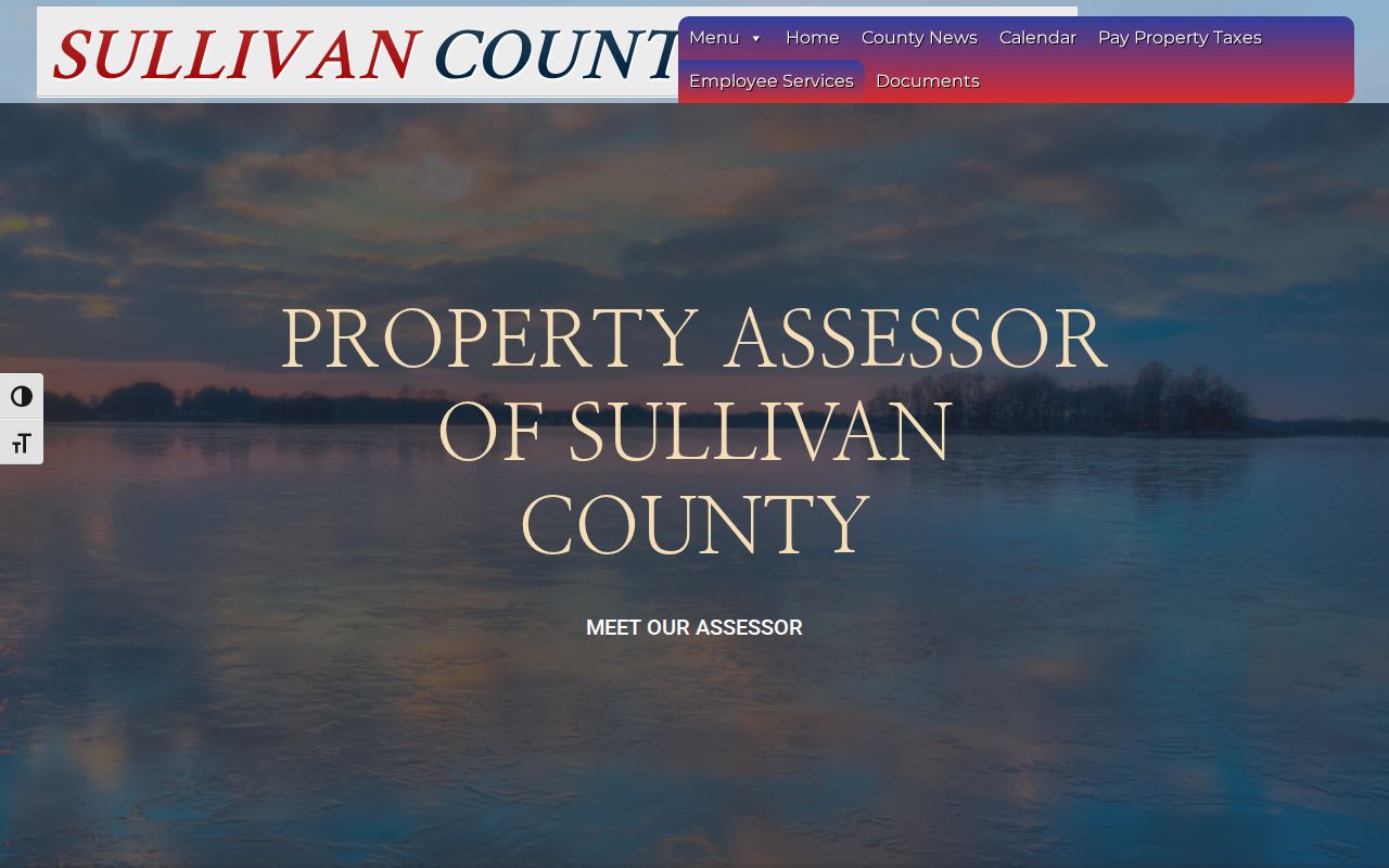Sullivan County Property Assessor website